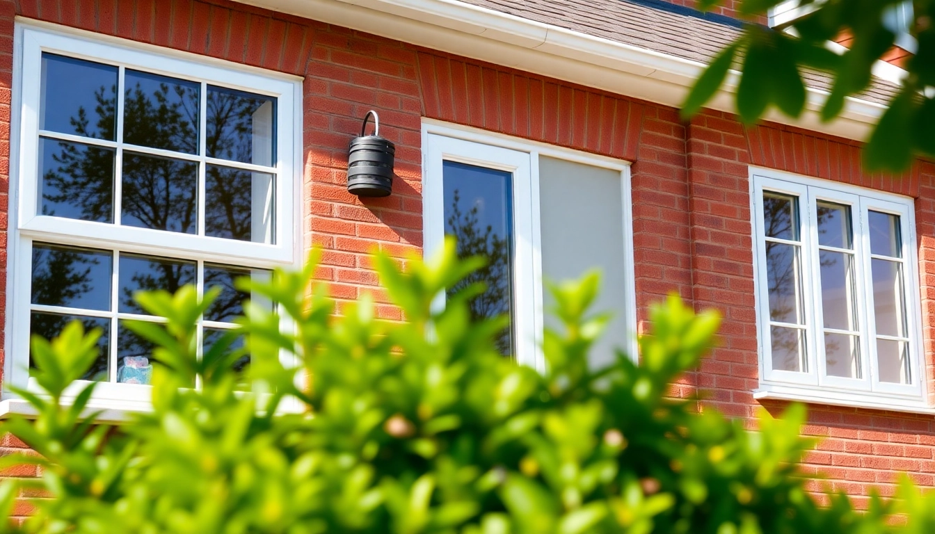 Bright and modern windows Manchester enhancing the facade of a stylish home.