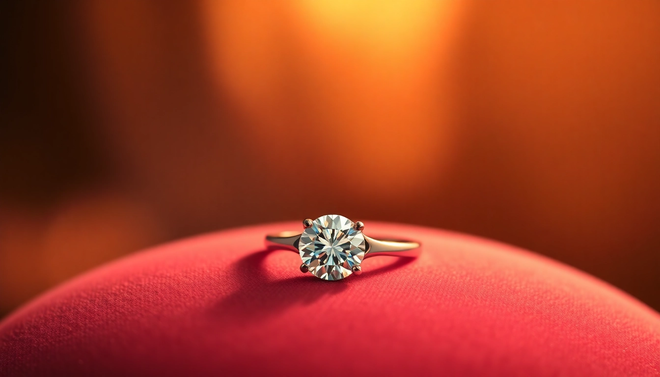 Admire this stunning 2 carat engagement ring showcasing a brilliant cut diamond in a delicate setting.