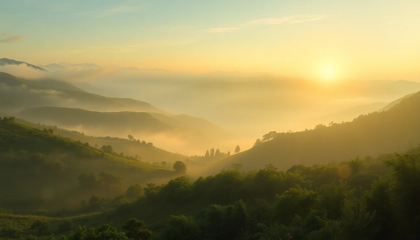 Visualize a tranquil valley at dawn to explore your innate potential in a serene environment.