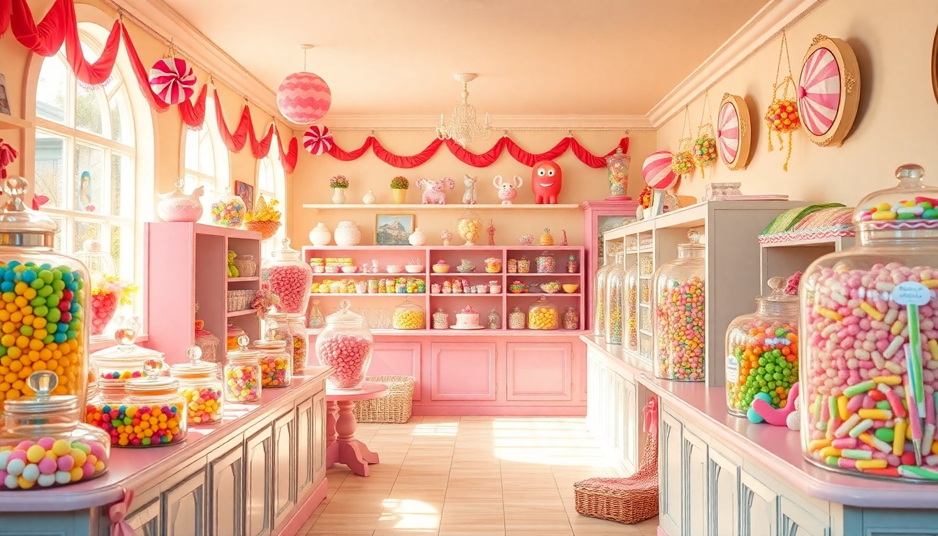 Visiting a candy store near me showcases vibrant jars filled with sweet treats and nostalgic charm.