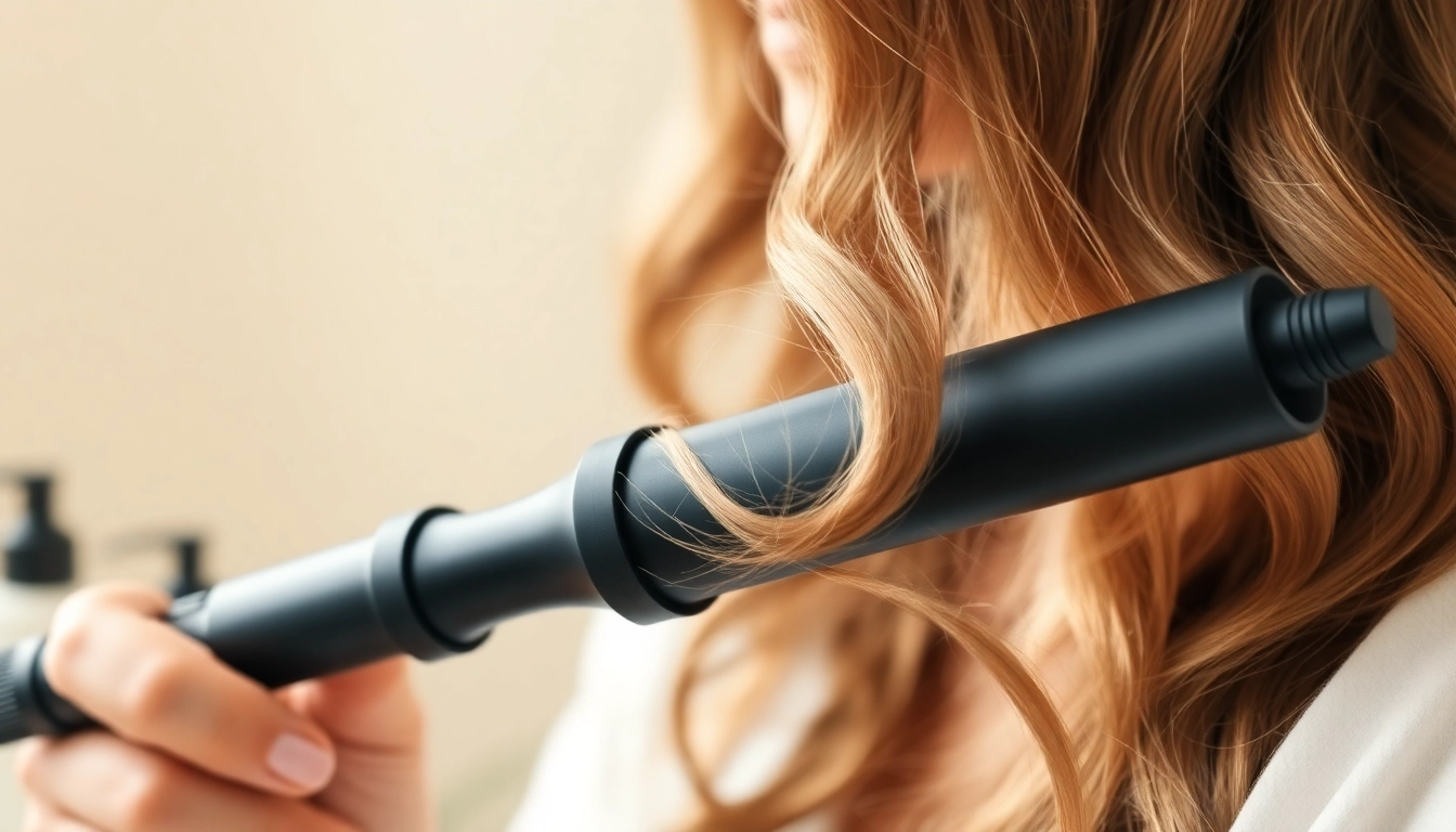 Click Here to discover the secret to perfect curls with a curling wand showcased among beauty tools.