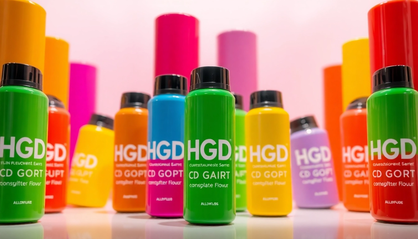 Showcasing Hqd Pods in vibrant flavors, inviting customers to choose their favorite option.