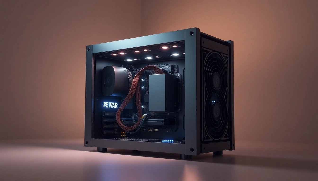 Power Supply Manufacturer showcasing a modern power supply unit with advanced circuitry design.
