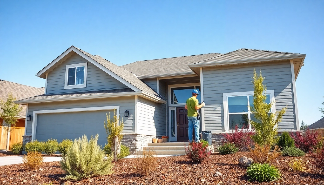 Transform your home with expert exterior renovation showcasing modern siding and landscaping enhancements.