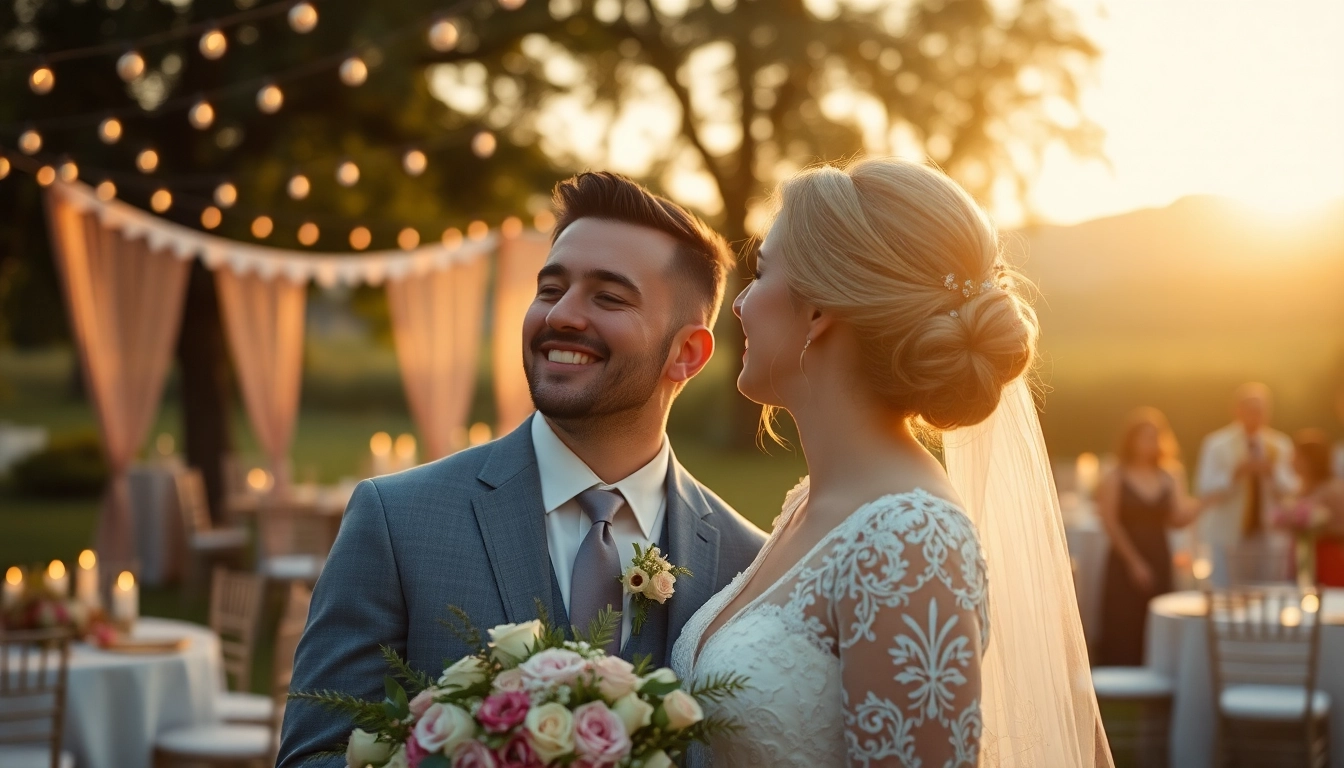 Capture moments with a wedding videographer in Ireland showcasing a joyful couple on their special day.