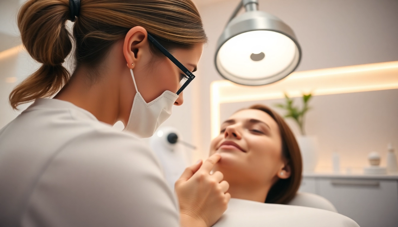 Consulting about Botox-Zürich in a modern clinic environment for aesthetic treatments.