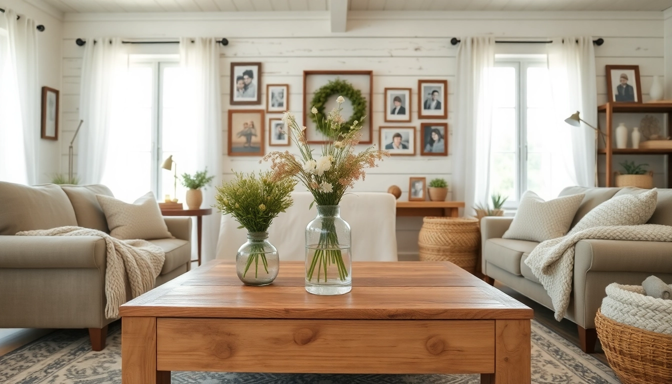 Transform your space with inviting farmhouse home decor details, showcasing rustic charm and warmth.