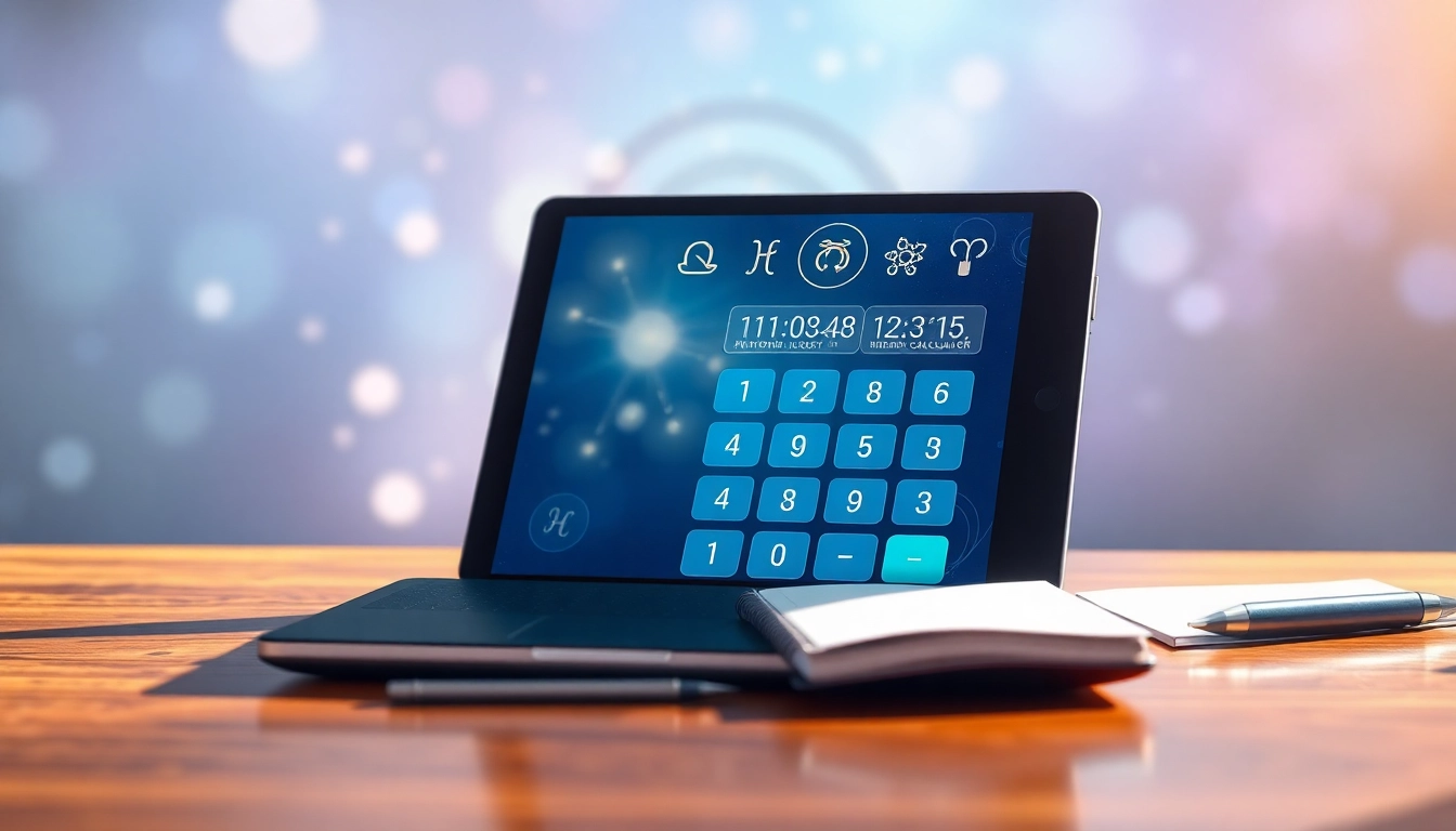 Engaging numerology calculator interface showcasing mystical insights and personal growth.