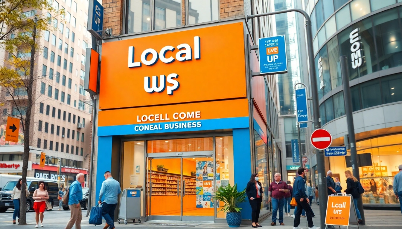 Locally owned storefront inviting customers in a bustling urban community.
