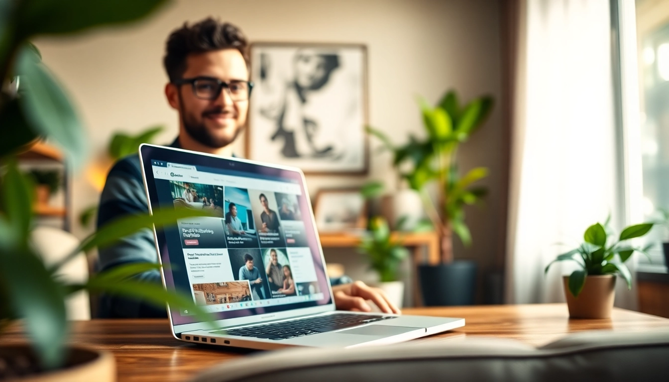 Seek remote jobs part time in a cozy home office with plants and warm lighting.
