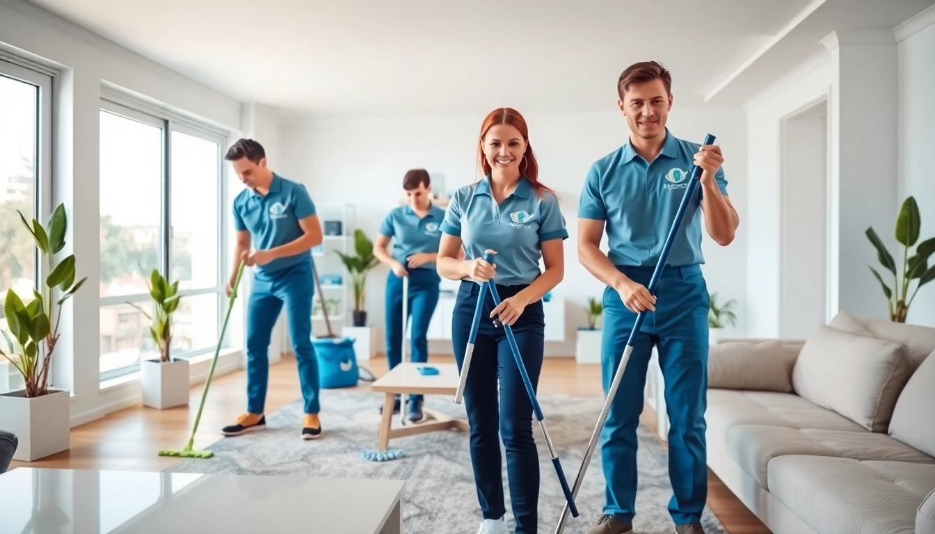 Bond cleaning Logan team performing a thorough cleanup in a tidy residential apartment setting.
