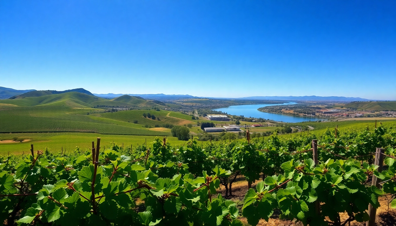 Experience Clarksburg's stunning vineyards with lush landscapes and serene river views.