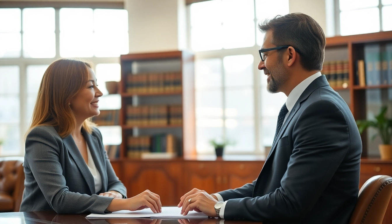 Client consultation with family lawyers adelaide in a warm and professional office setting.