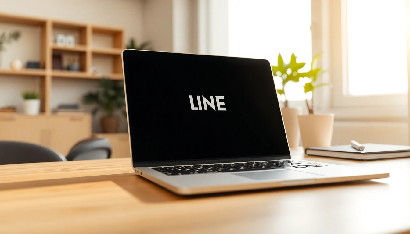 Download the 電腦版line下載 app on a laptop for seamless communication.