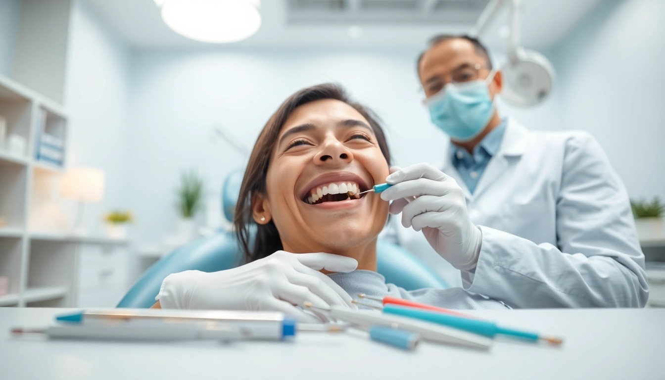 Orthodontic near me service highlighting a consultation with a friendly professional.