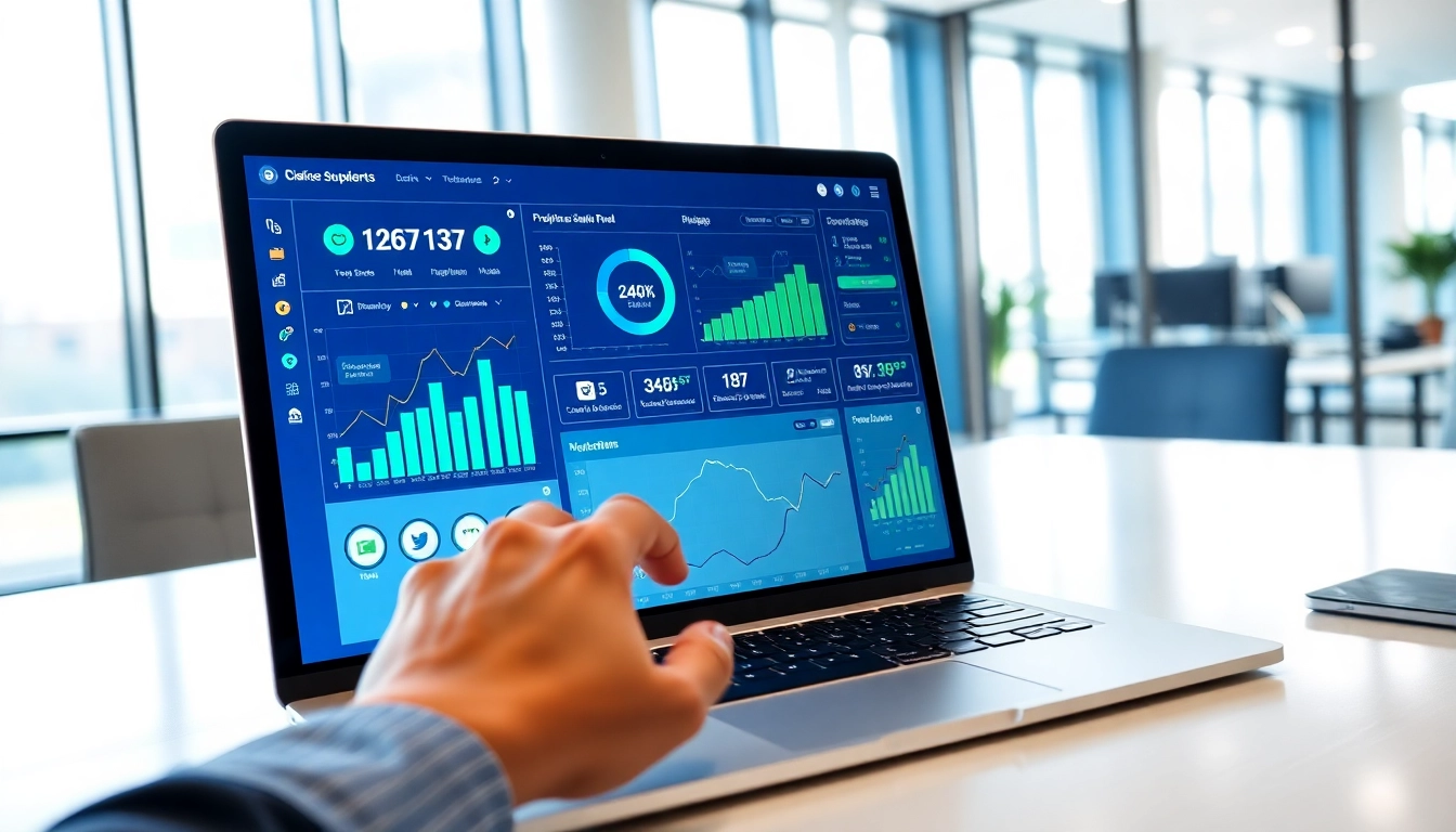 Engaging in an SMM reseller panel dashboard to analyze social media growth metrics.