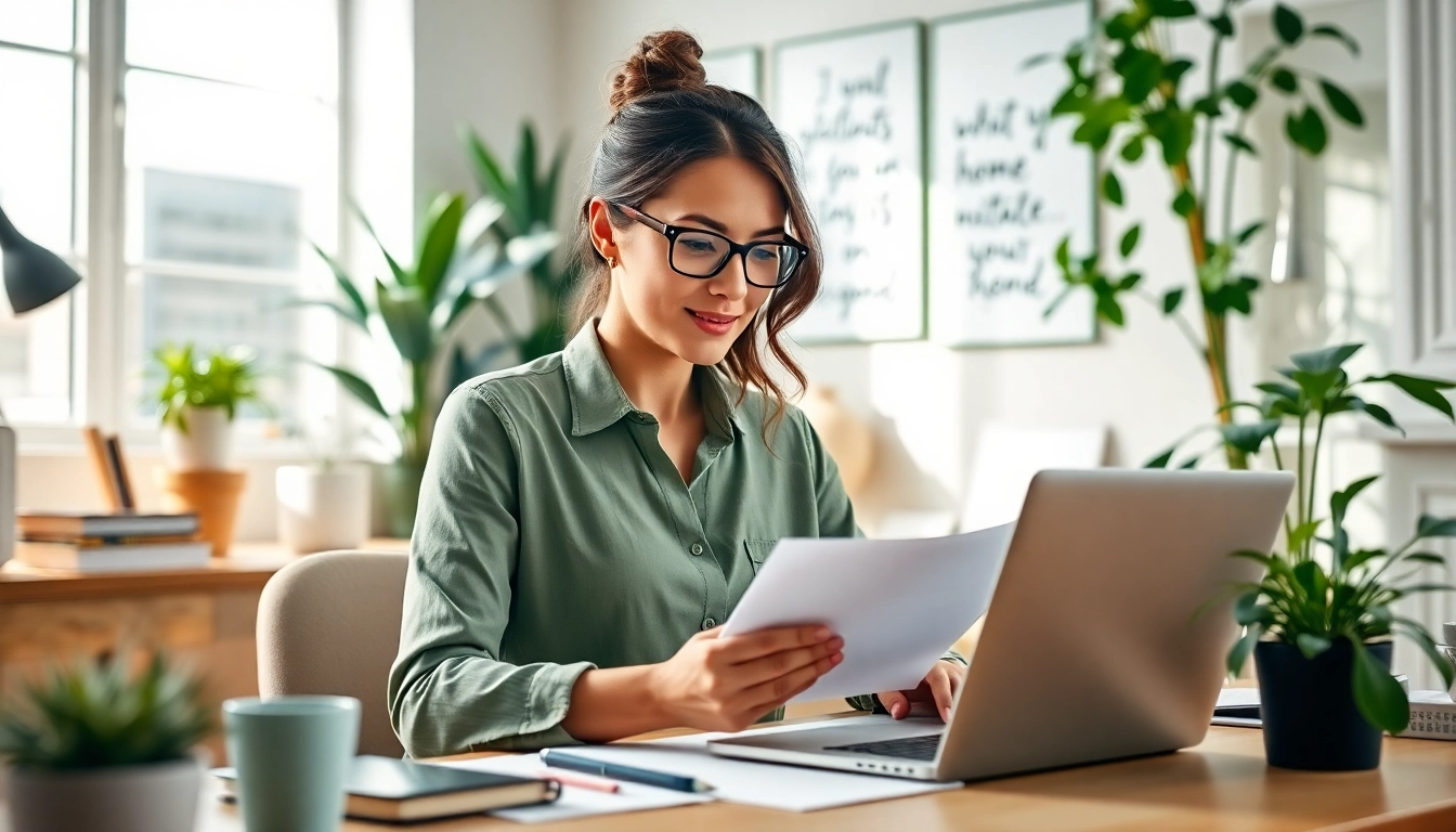 Explore side hustles for single parents in a productive home office setting, showcasing a professional atmosphere.