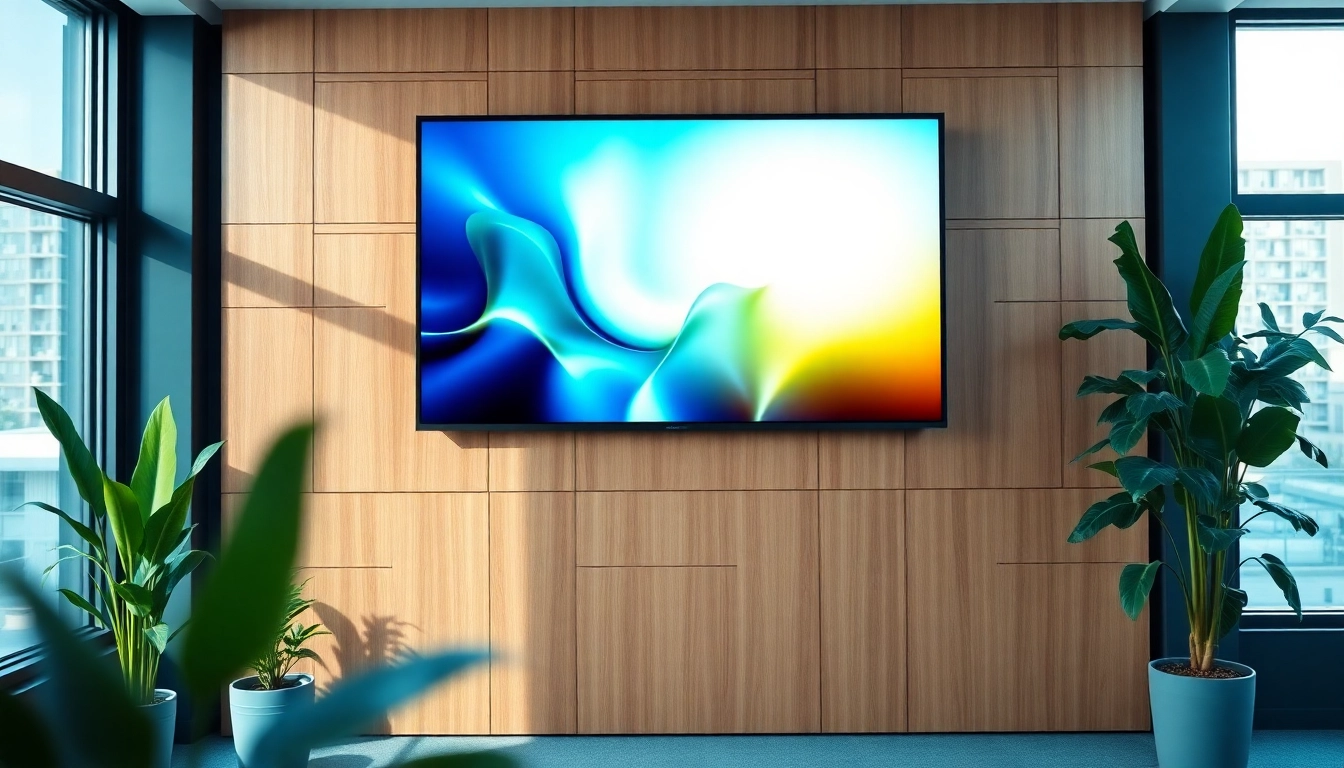 Maximize engagement with Free digital signage software displayed in a contemporary workspace.