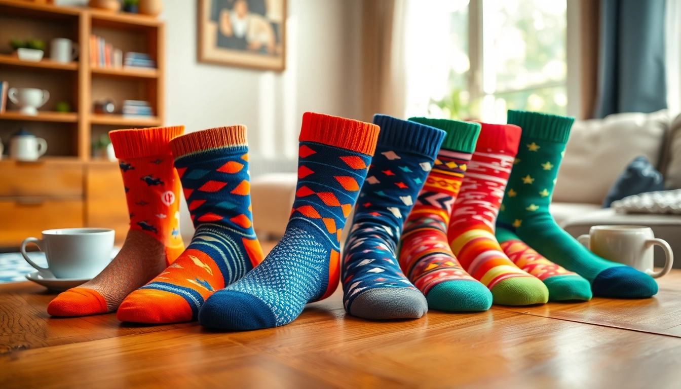 Shop trendy 5 Pairs Mixed Socks with unique patterns and vibrant colors to enhance your wardrobe.