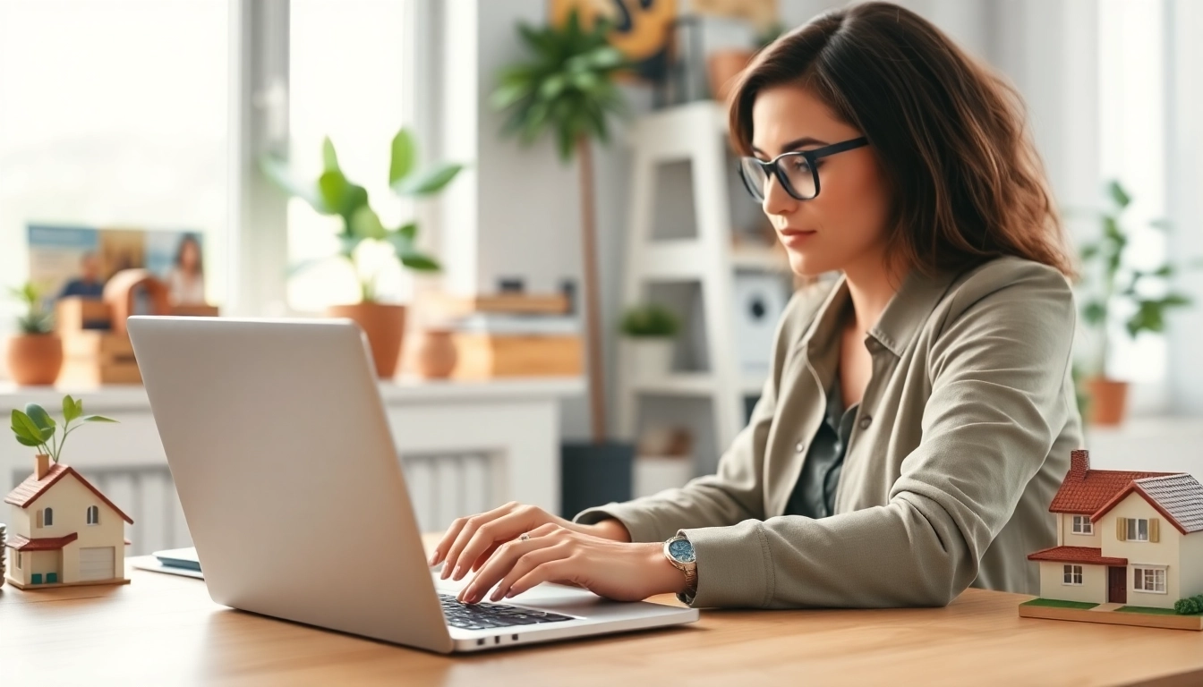 Engage with a real estate blog through a professional writer crafting insightful content.