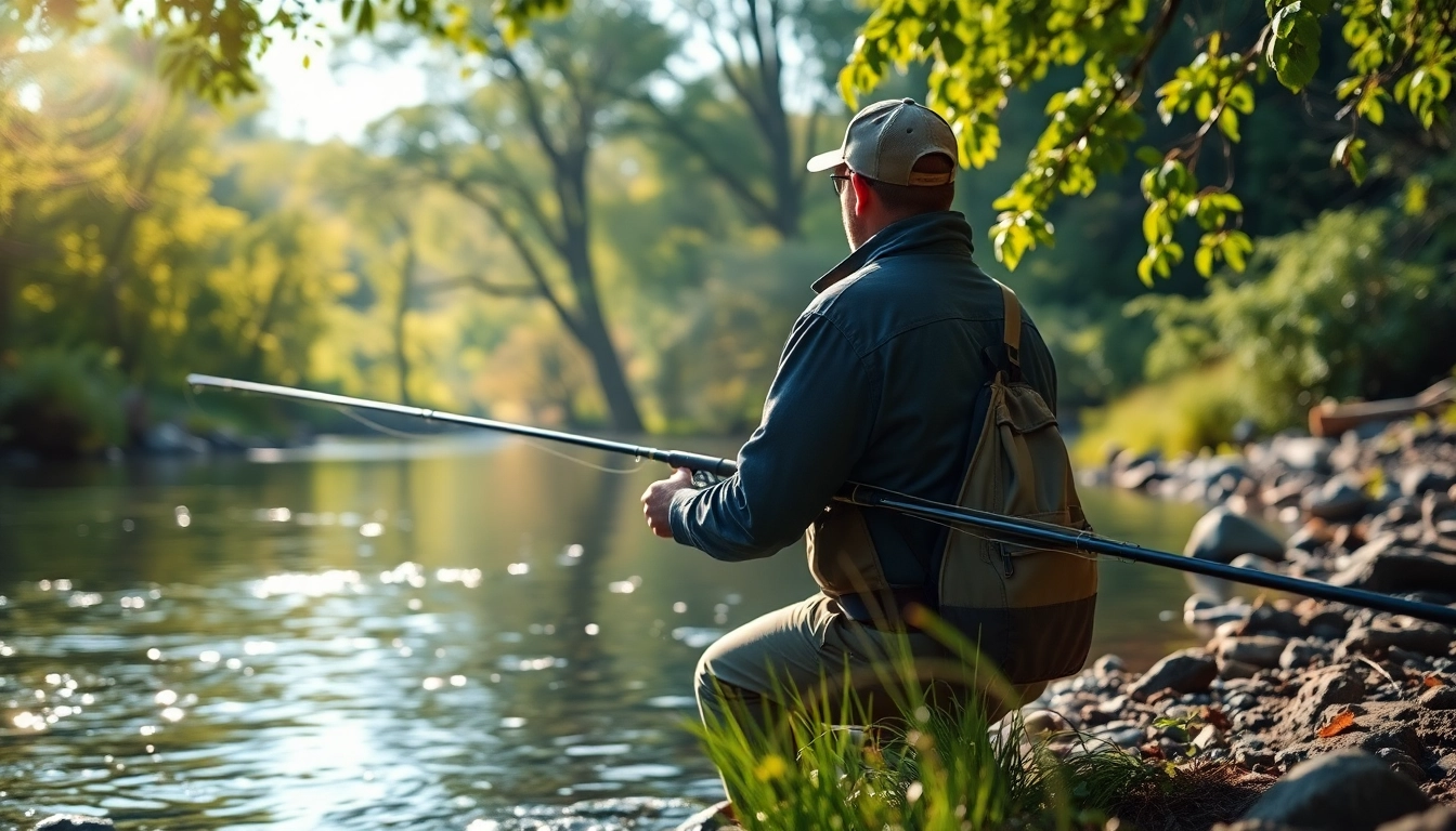 Experience the ultimate best fly fishing rods in a peaceful river setting.