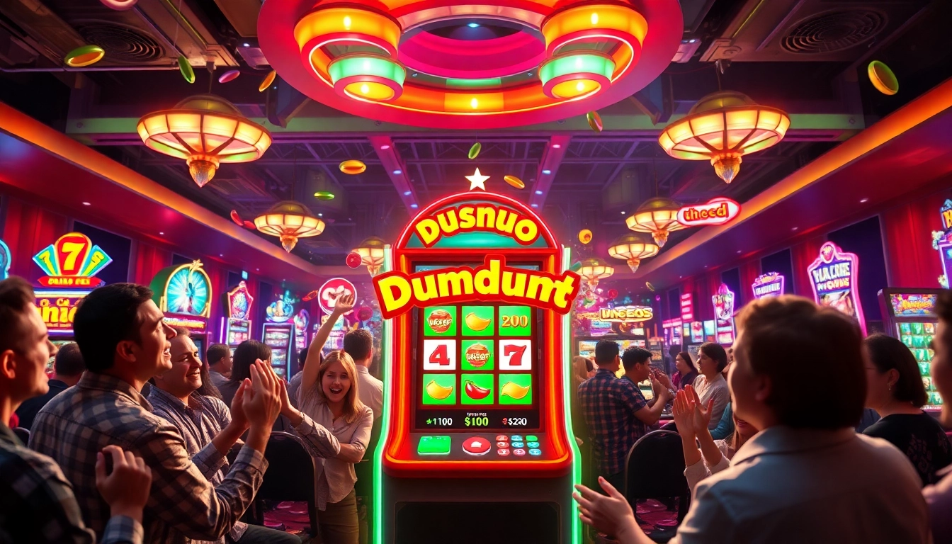 Dapatkan pengalaman bermain Dumdum4D slot di kasino yang penuh warna dan energi.