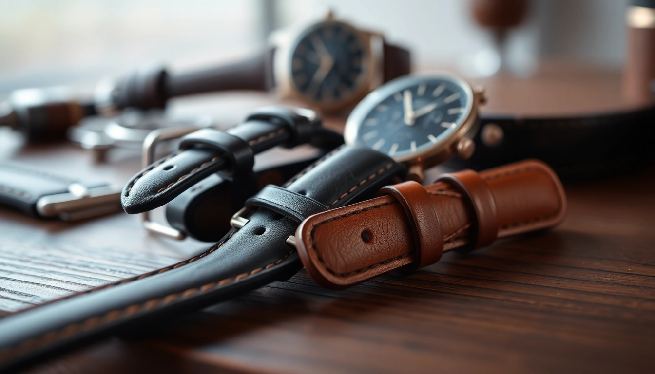 Shop quality leather watch straps with handcrafted details and premium textures.