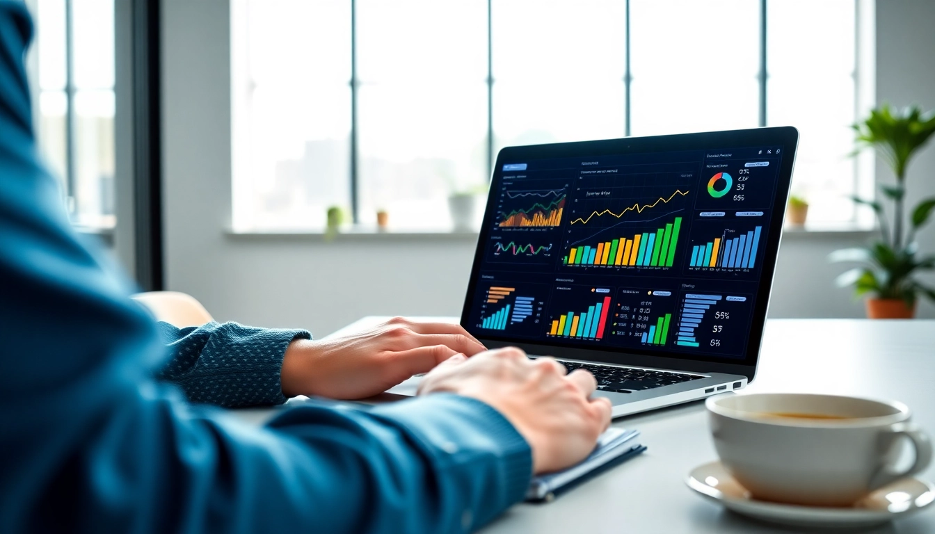 Analyze data for the Best funnel builder in 2025 in a bright office environment.