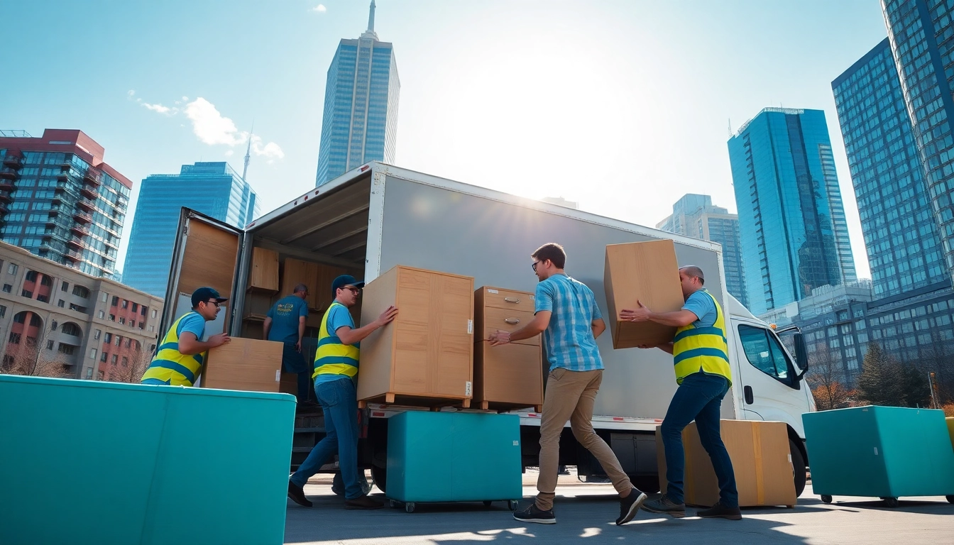 Skilled movers in Toronto area efficiently loading items for a smooth relocation experience.