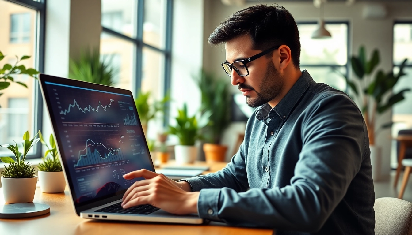 Find competitor pricing by analyzing data with a professional in a modern office environment.