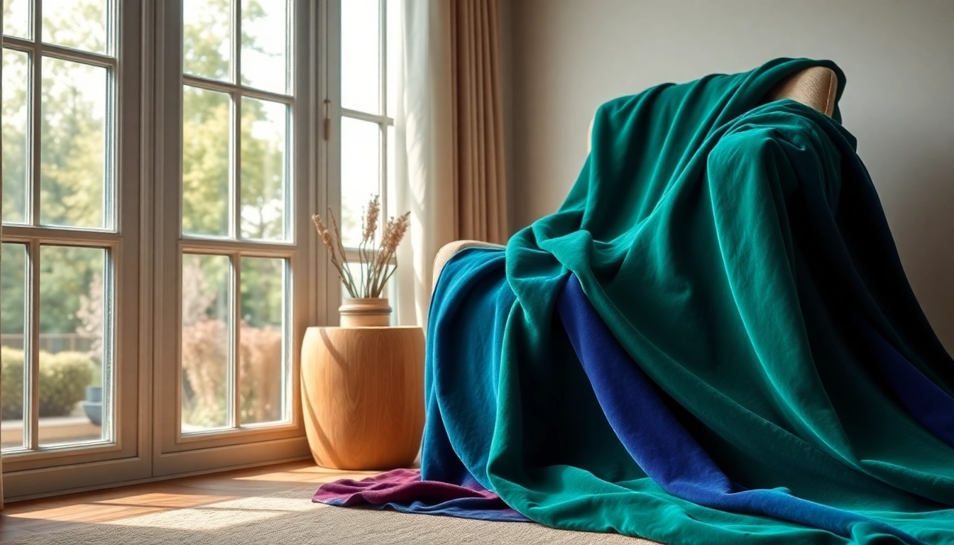Velours de panne stof toegepast in een interieur, soepel over een stoel gedrapeerd